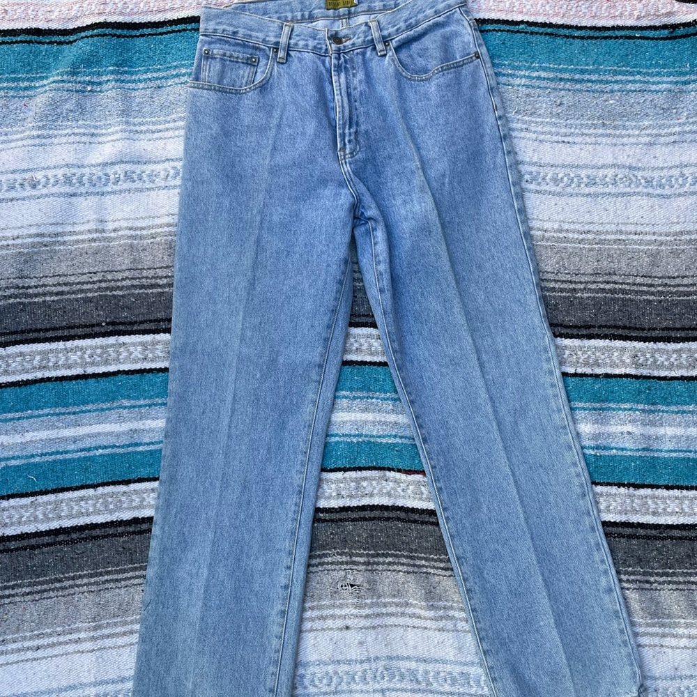 Vintage flare denim jeans, Regent Street, size 30